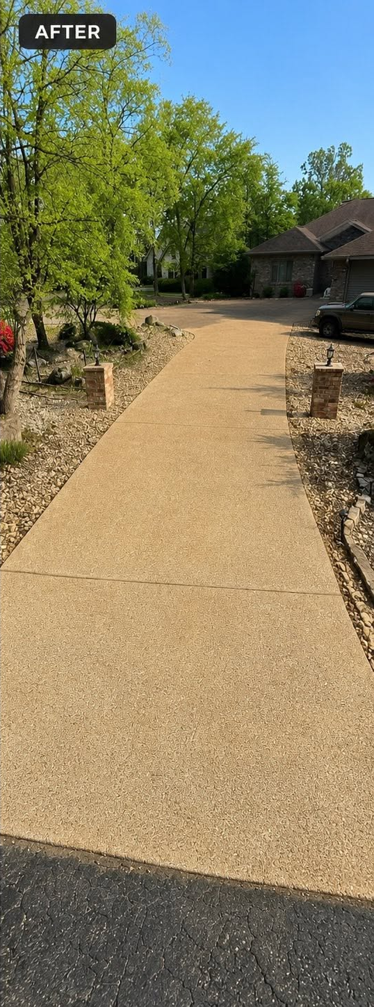 Concrete Cleaning — After