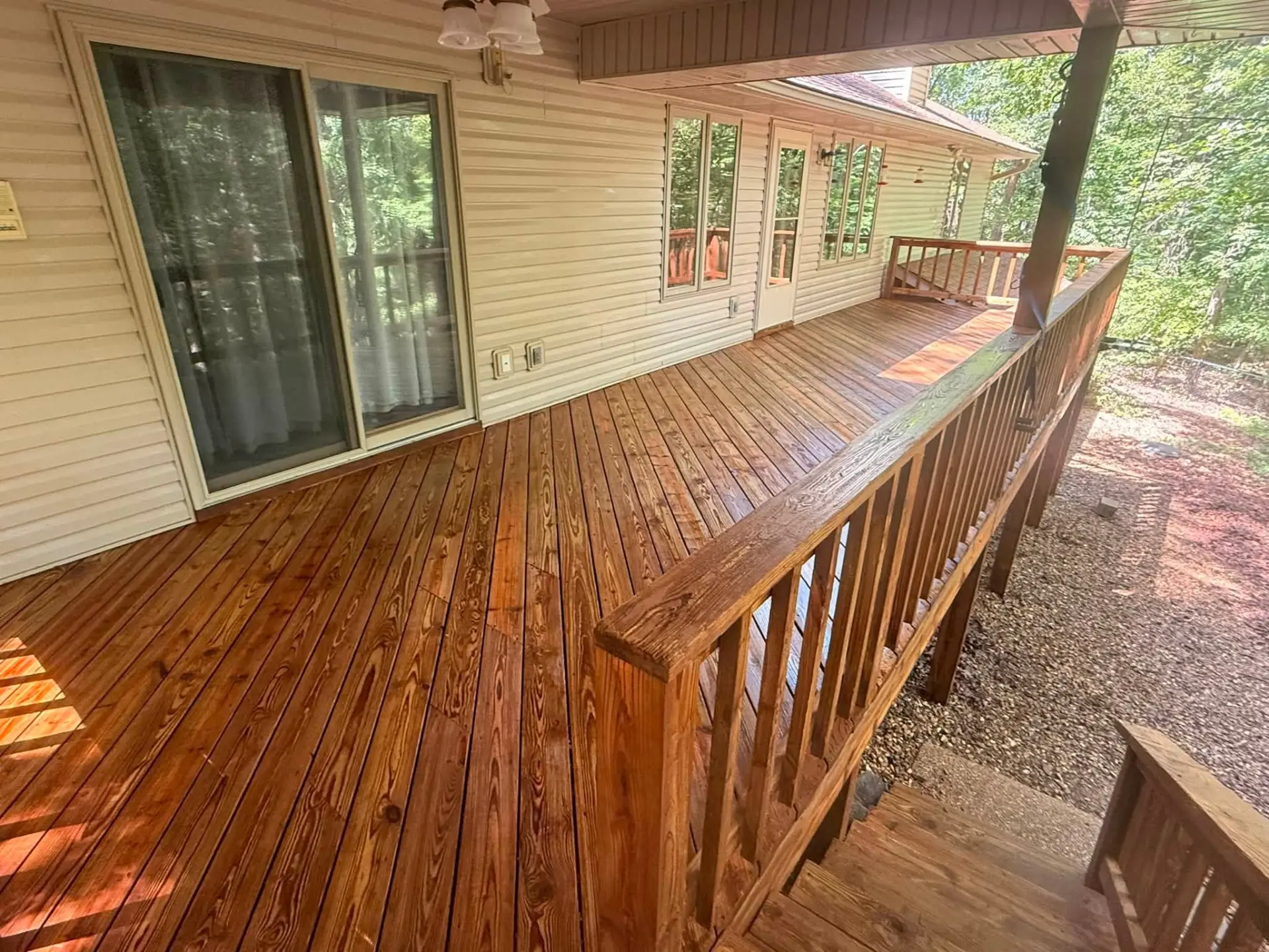 Deck Cleaning — After