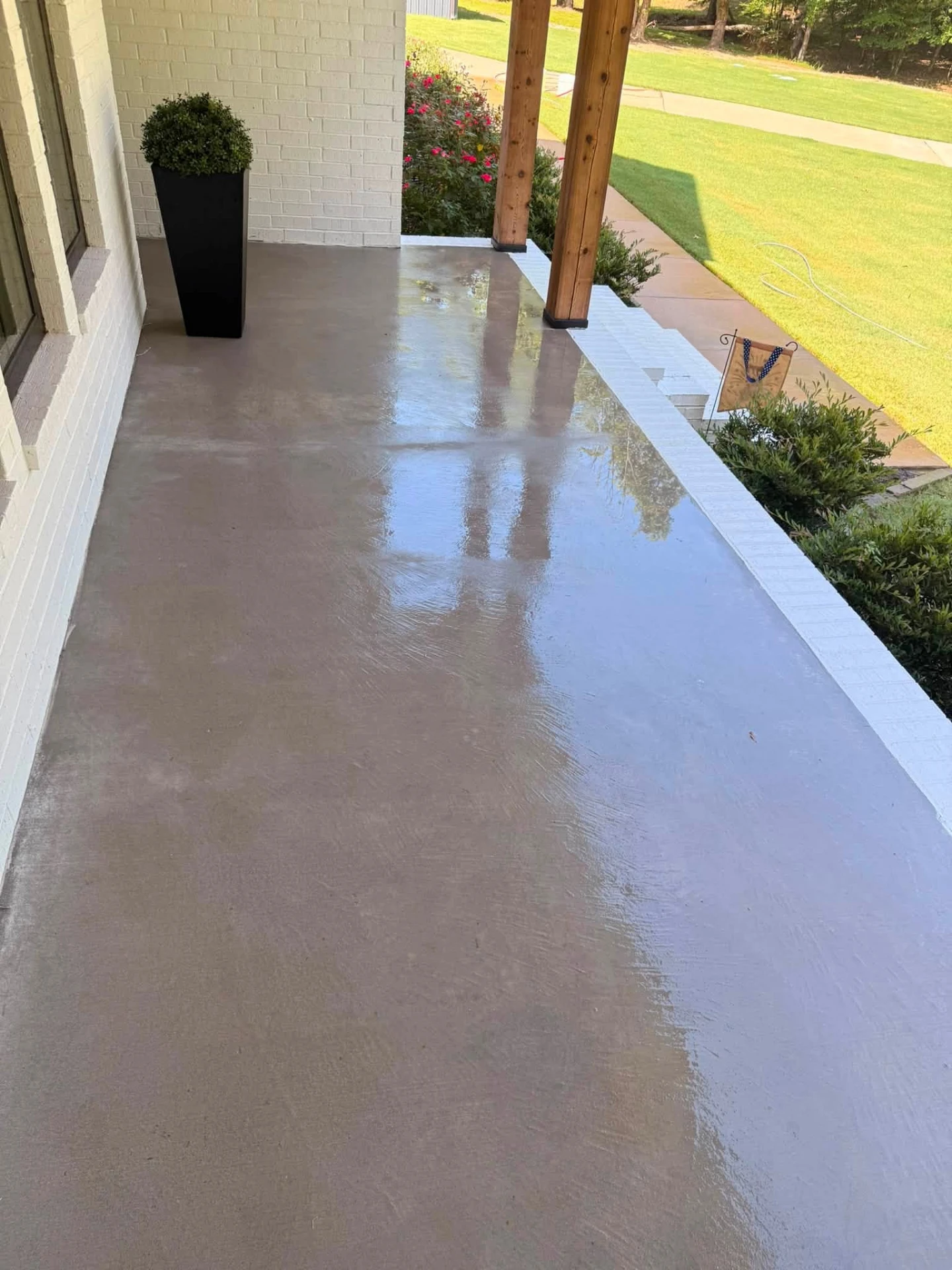 Concrete cleaning